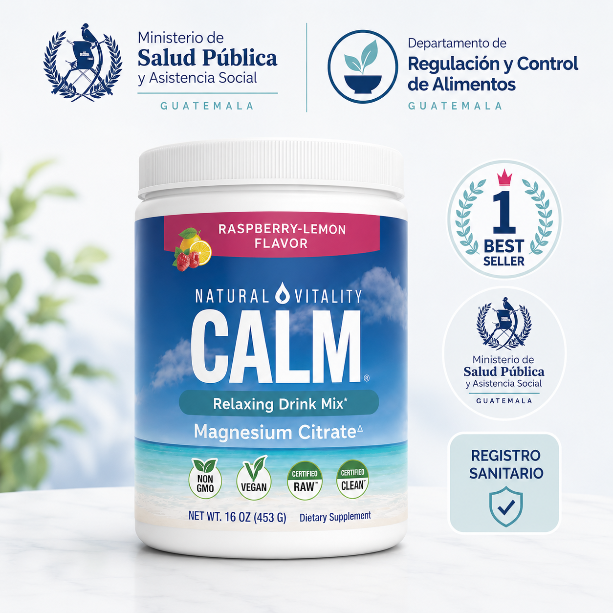 MaxCalm® | Magnesio 100% Original y Natural