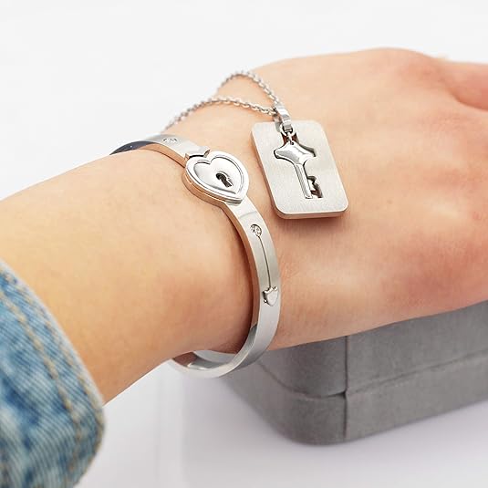 Amore® | Set de Pulsera + Collar Elegante