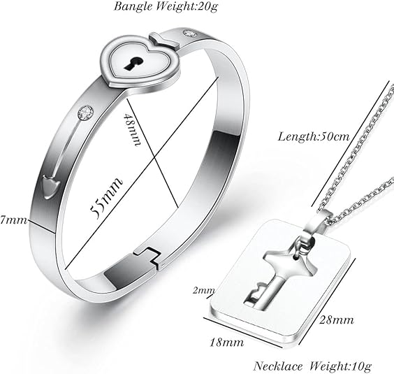 Amore® | Set de Pulsera + Collar Elegante