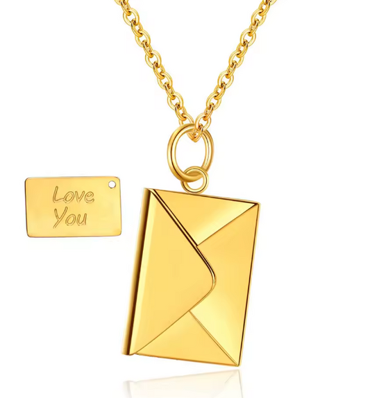 LocketLove | Collar de Carta Te amo