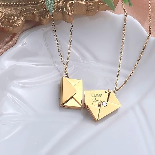 LocketLove | Collar de Carta Te amo
