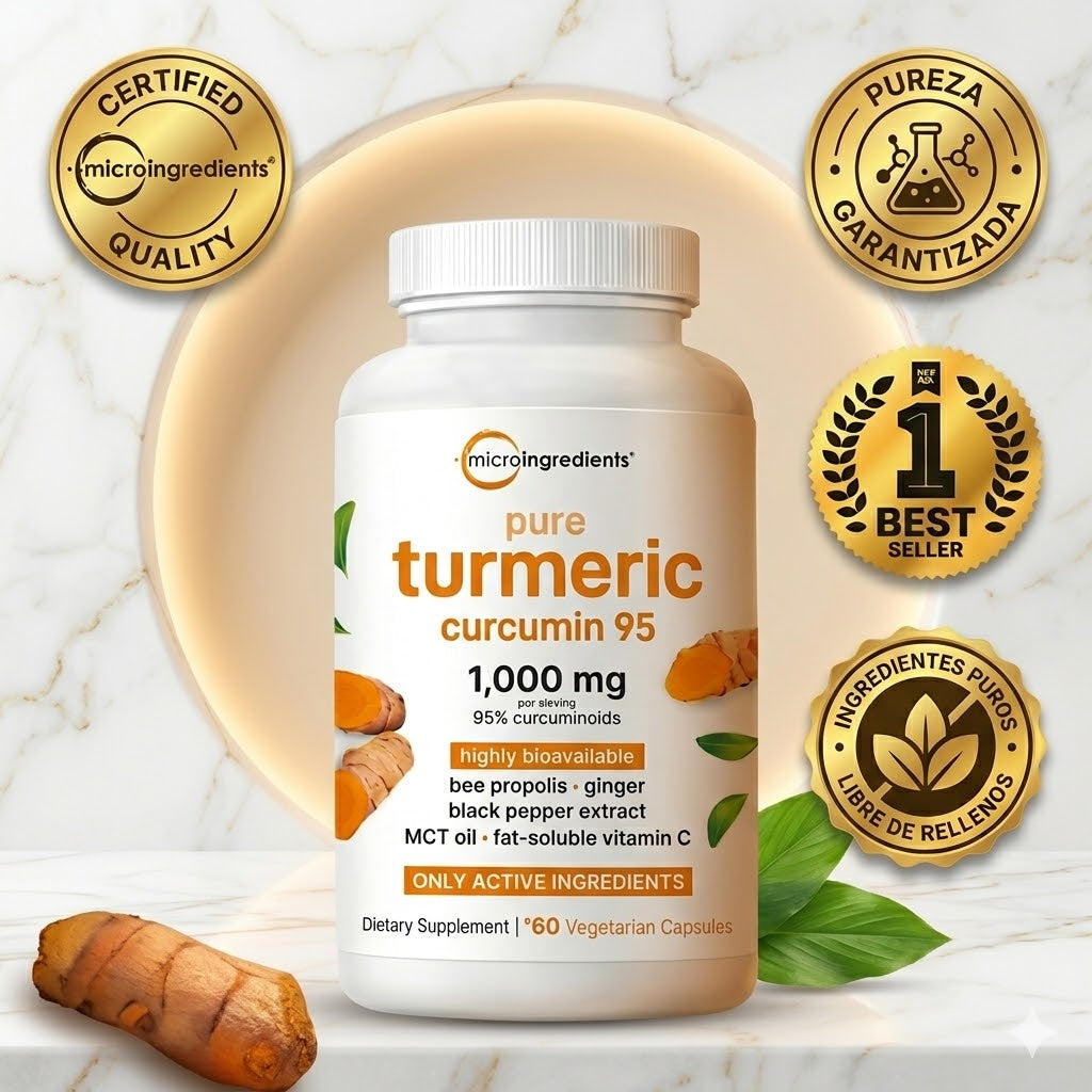 Turmeric Microingredients® | Cápsulas Originales de Cúrcuma Natural